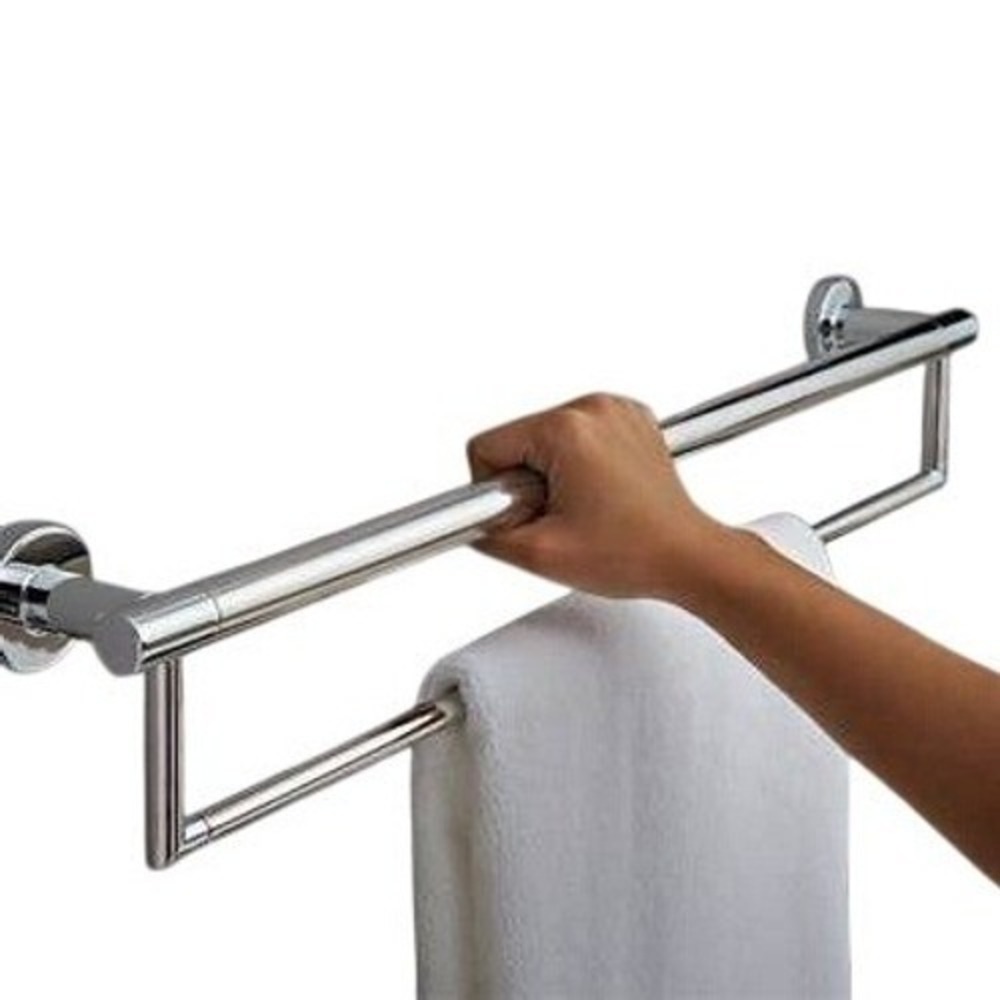 Delta 41519-SS Contemporary Decor Assist 24" Towel Bar w/ Assist Bar  New in Box